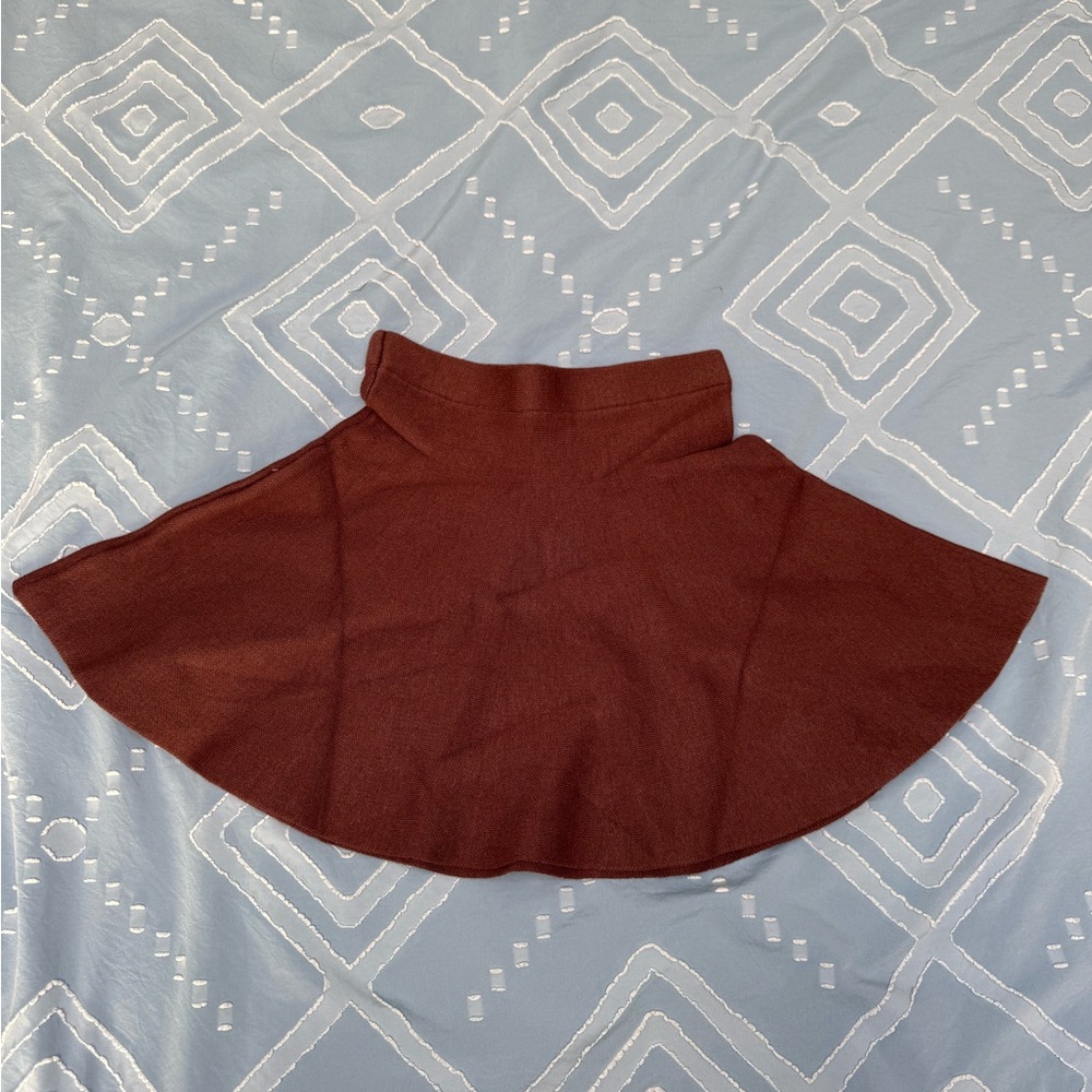 SHEIN Kids Brown Skater Skirt